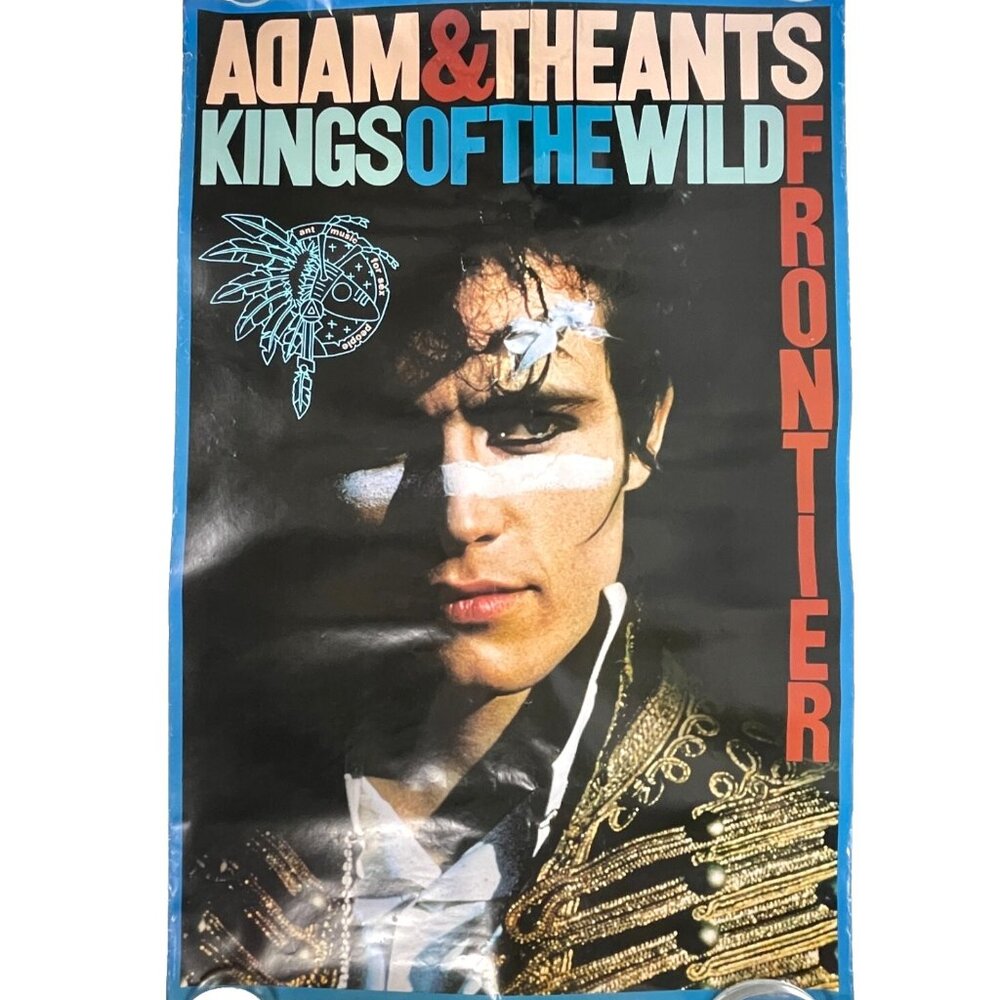 Adam & The Ants Kings of Wild Frontier Sex People Vtg 1981 Promo Poster 24x36"